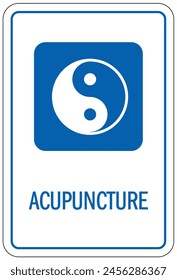 Hospital way finding sign acupuncture