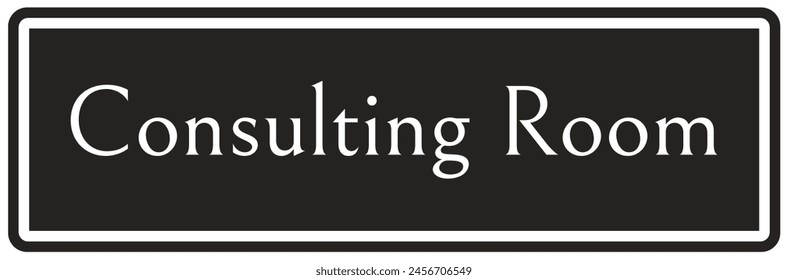  Hospital way finding sign consulting room