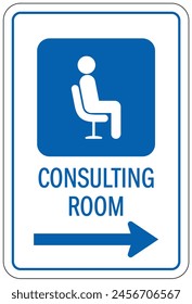  Hospital way finding sign consulting room