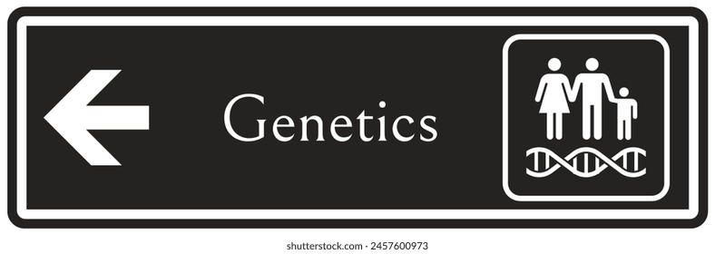 Hospital way finding sign genetic