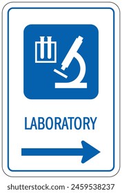 Hospital way finding sign laboratory