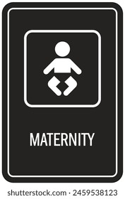 Hospital way finding sign maternity