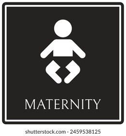 Hospital way finding sign maternity