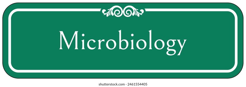Hospital way finding sign microbiology