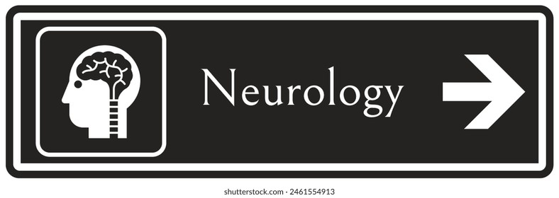 Hospital way finding sign neurology