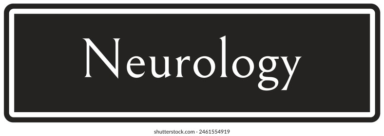 Hospital way finding sign neurology