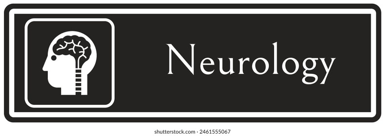 Hospital way finding sign neurology