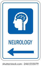 Hospital way finding sign neurology