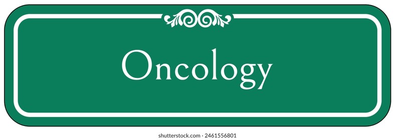 Hospital way finding sign oncology