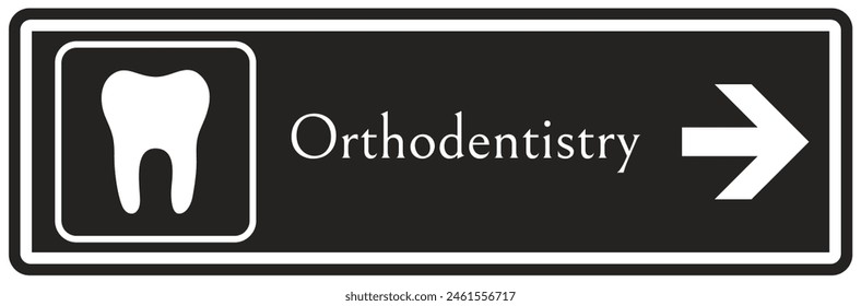 Hospital way finding sign orthodentistry