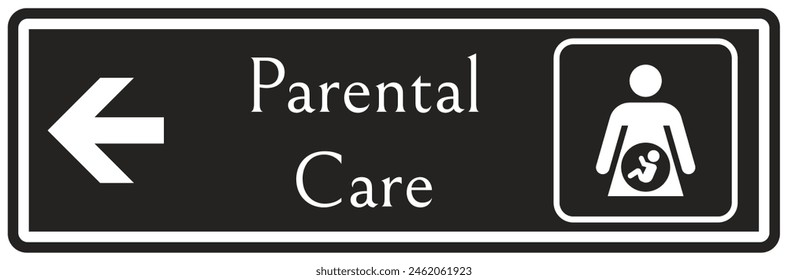 Hospital way finding sign parental care