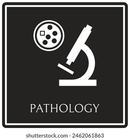 Hospital way finding sign pathology