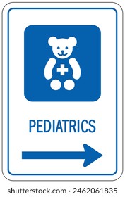 Hospital way finding sign pediatric