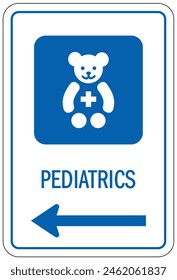 Hospital way finding sign pediatric