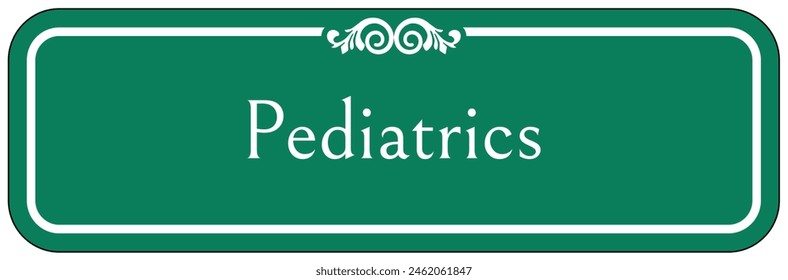 Hospital way finding sign pediatric