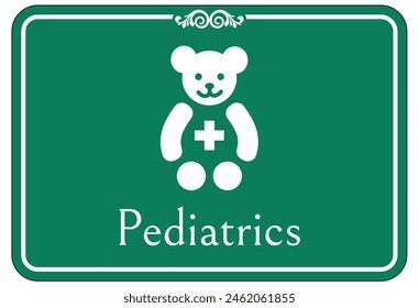 Hospital way finding sign pediatric