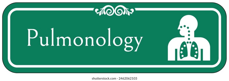 Hospital way finding sign pulmonology