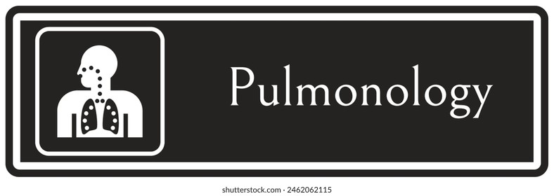 Hospital way finding sign pulmonology
