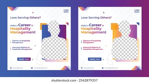 Hospitality Social Media Post Template