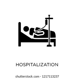 Hospitalization icon. Hospitalization symbol design from Insurance collection.