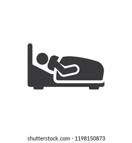 Hospitalization vector icon 