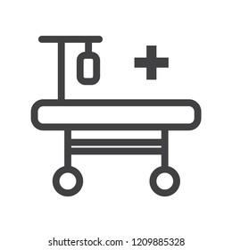 Hospitalization vector icon