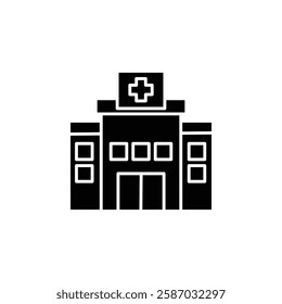 hospitral icon Simple thin line logo