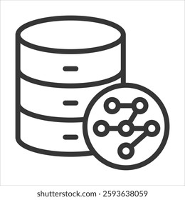Hosql Outline Icon Vector Illustration