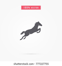 hosre icon. animal sign