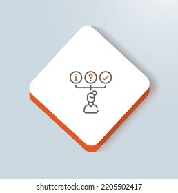 HOST ASSESSMENTS ICON VECTOR DESIGN