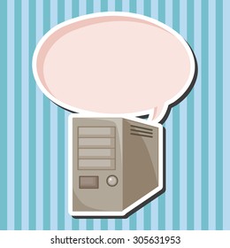 host computer theme elements
