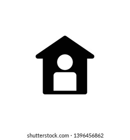 host homepage  icon vector illustration