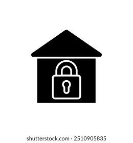 Hostel icon vector. Home illustration sign. House symbol or logo.