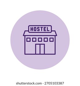 Hostel pentaglow , vektor, pixel perfekt, illustrator datei 