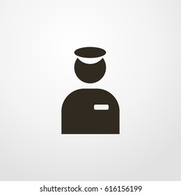 hostesses icon. vector sign symbol on white background