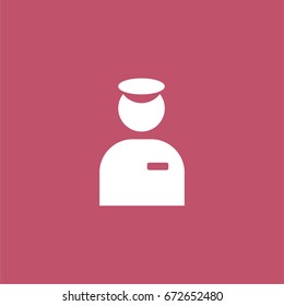 hostesses icon. vector sign symbol on white background