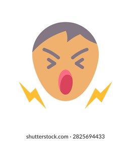 Hostility Icon - Flat Color Icons For Conflict resolution and Business Management