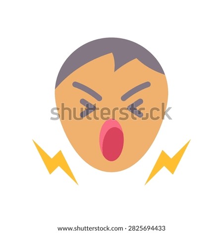 Hostility Icon - Flat Color Icons For Conflict resolution and Business Management