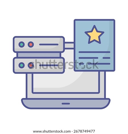 hosting center  Vector Icon which can easily modify or edit

