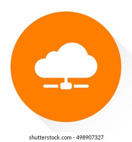 hosting cloud  icon