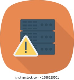 Hosting flat icons for database & storage