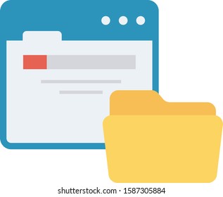 Hosting flat icons for directory & browser