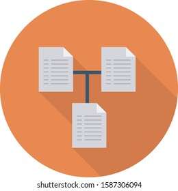 Hosting flat icons for document & sharing