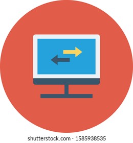 Hosting flat icons for exchange & screen