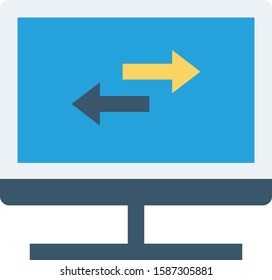 Hosting flat icons for exchange & screen