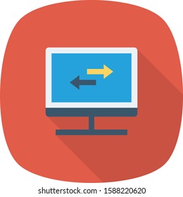 Hosting flat icons for exchange & screen