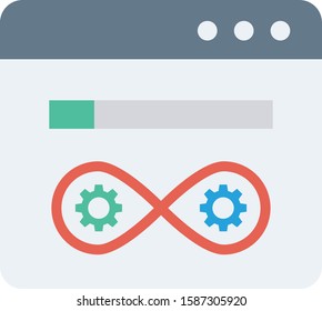 Hosting flat icons for internet & browser
