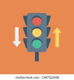 Hosting flat icons for traffic & transfer