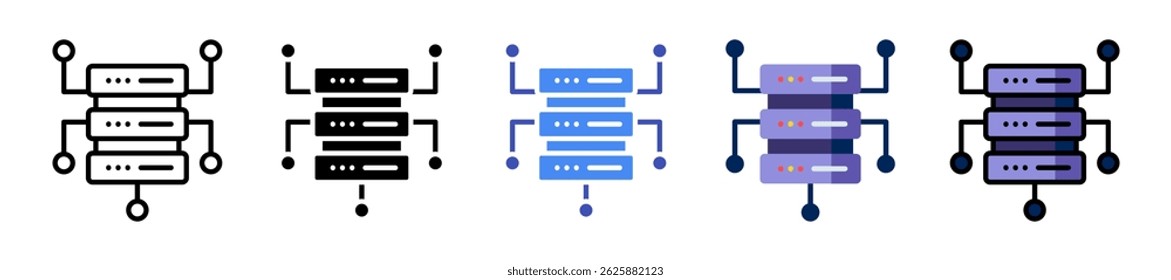 Elemento de Icono de Alojamiento para Diseño