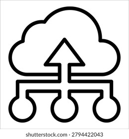 Hosting Icon Element For Design